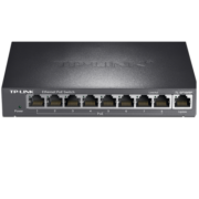 TP-LINK  9口百兆8口PoE交换机   家用监控网络集线分线分流器 TL-SF1009P