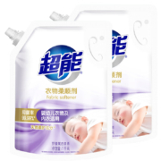 PLUS会员：超能 衣物柔顺剂(薰衣草)1kg*2