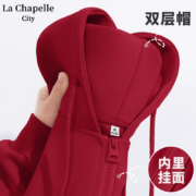 京东百亿补贴：La Chapelle City 拉夏贝尔 加厚羊羔绒外套