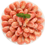 plus会员：美加佳 加拿大熟冻北极甜虾净重400g 35-50只*5件