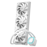 爱国者（aigo）冰魄W360白色一体式水冷散热器（支持1700/AM4/AM5平台/效能型无光机箱风扇/微光冷头）
