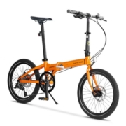 大行（DAHON） d8折叠自行车碟刹版成人20英寸8速男女通用铝合金单车D8 橙色【Jaws hinge款】【马甲线】