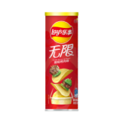 概率券：Lay's 乐事 无限 薯片 嗞嗞烤肉味 104g*5件+乐事薯片75g*3件