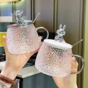 天降1.9入手 小熊杯+勺子+盖子