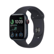 Apple 苹果 Watch SE 2022款 智能手表 44mm GPS+蜂窝网络款 午夜色不锈钢表壳