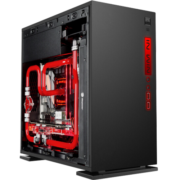 迎广（IN WIN）301 黑色 电脑主机箱(支持MATX主板/240水冷排/玻璃侧透/背线/USB3.0*2）