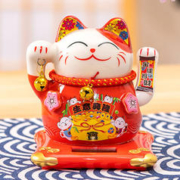侑家良品 Y-1017 陶瓷招财猫 迷你款