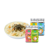 窝小芽儿童调味粉裙带菜儿童调味品海苔粉牡蛎核桃粉猪肝粉虾皮干货 海苔芝麻+牡蛎芝麻+芝麻虾皮