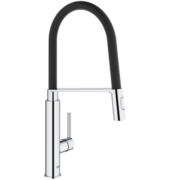 高仪（GROHE）进口冷热水厨房龙头 原装黑色水槽龙头 彩色系双出水龙头3148900C
