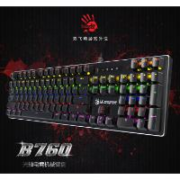 双飞燕（A4TECH）机械键盘T 104键背光金属面 B760T 静光轴混光版 混光