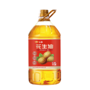 京东百亿补贴：玉皇 食用油 浓香压榨一级花生油6.18L