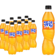 Fanta 芬达 橙味无糖 汽水 500ml*12瓶