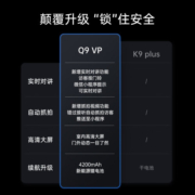 凯迪仕（KAADAS）Q9 VP大屏可视猫眼指静脉智能锁 智能门锁指纹密码锁电子锁防盗锁 Q9VP 曜石黑（K9Plus升级版）