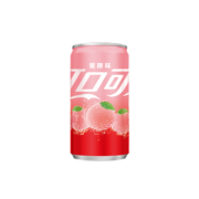 限地区、概率券：可口可乐（Coca-Cola）蜜桃味可乐汽水 碳酸饮料 200ml*12罐*3件