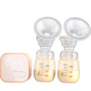 小白熊电动吸奶器 双边吸乳器低音高效无痛吸乳HL-0873F/HL-3037 HL-0873F升级版【前奶后奶一起】