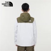 北面（The North Face）冲锋衣男装秋冬新款夹克上衣运动户外舒适保暖防风防水三合一外套 LK5/卡其色 M