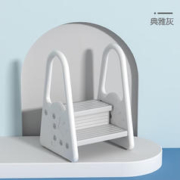 mloong 曼龙 儿童垫脚凳 二阶凳 典雅灰