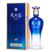 YANGHE 洋河 新版天之蓝42度480mL*1瓶单瓶装 绵柔浓香型白酒宴请送礼酒水