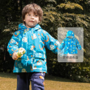 寒潮来了：aqpa 儿童防风加绒冲锋衣