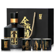 88VIP会员：舍得 智慧舍得 舍我其谁 52度 浓香型白酒 100ml 单瓶小酒礼盒装 含4个杯子