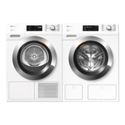 美诺（MIELE）洗烘套装 欧洲进口家用智能变频10KG洗衣机+热泵烘干机9KG干衣机WCG677+TCH797【小金刚系列】