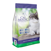 喵洁客（CAT MAGIC）猫砂新版 美国进口膨润土 除臭结团低尘猫沙活性炭猫咪用品  紫标无香型-25磅