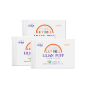 丽丽贝尔 LilyBell全棉化妆棉卸妆棉湿敷洁面拍水卸甲222枚*3包
