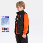 Cabbeenlove 卡宾童装 女童马甲秋轻薄羽绒服男童中大童百搭儿童马甲儿童轻羽绒