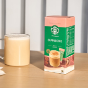 STARBUCKS 星巴克 咖啡 奶香速溶花式咖啡粉 卡布奇诺1盒*2件 24年1月18到期