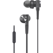 索尼（SONY） MDR-XB55AP 耳机入耳式 有线带麦重低音手机音乐听歌高音质K歌适用安卓 XB55AP灰黑色