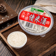 plus会员:旺福龙 孝感特产碗装米酒 A级绿色食品  醪糟纯糯米酿造400g