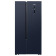 西门子（SIEMENS）502升变频冷藏冰箱双开门对开门大容量超薄嵌入式家用冰箱湖蕴蓝K65L56SMEC