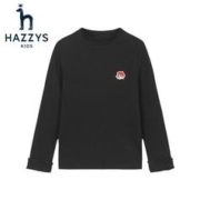 HAZZYS 哈吉斯 女童半高领针织衫