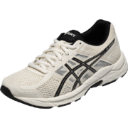 9日20点：亚瑟士 ASICS 女鞋网面跑鞋百搭缓震运动鞋透气跑步鞋 GEL-CONTEND 4 米白色/黑色 37.5