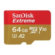 SanDisk 闪迪 Extreme 至尊极速移动系列 MicroSD存储卡 64GB（U3、V30、A2）