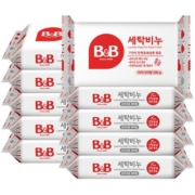 【自营】韩国保宁B&B洗衣洋槐香皂十联包装200G*10实惠装家用内衣