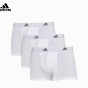 PLUS会员！adidas 阿迪达斯 男士平角内裤 3条装 4A1M02