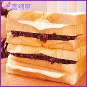 三选项加购3元 紫米面包一箱约400g