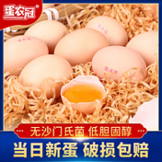 蛋农冠 富硒牡丹鸡蛋无菌柴鸡蛋 30枚