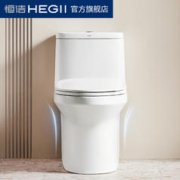 HEGII 恒洁 卫浴超旋风节水马桶专利家用陶瓷座便大冲力坐便器