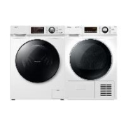 预售、PLUS会员：Haier 海尔 EG100B129W+EHG100129W 白色热泵杀菌洗烘套装 10Kg