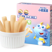 强化钙铁锌！Deer Blue 小鹿蓝蓝 婴幼儿磨牙棒原味 64g