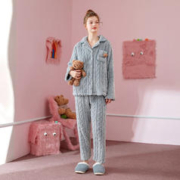 FENTENG 芬腾 男女情侣珊瑚绒家居服套装睡衣