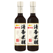 PLUS：金龙鱼 清香米醋纯粮酿造 山西好醋 420ML*2瓶