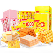 nabati 纳宝帝 丽芝士威化饼干玉米棒卷460/200/350g进口奶酪休闲零食小吃囤货