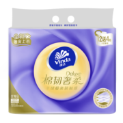 维达（Vinda）卷纸 棉韧奢柔无芯卷纸115节14卷 羊绒感亲肤 卷筒纸 新旧交替