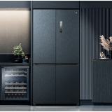 预售、plus会员：美的（Midea） 60cm薄系列569十字双开四门大容量电冰箱 MR-569WUSPZE 542L