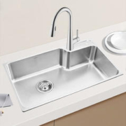 MOEN 摩恩 304不锈钢水槽 800*480单槽+69402抽拉龙头