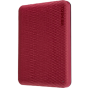 东芝(TOSHIBA) 4TB 移动硬盘机械 V10系列 USB3.2 Gen 1 酒红 大容量 兼容Mac 高速传输 密码保护 轻松备份