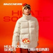 SKECHERS 斯凯奇 秋冬季情侣保暖鸭绒短款外套 多色